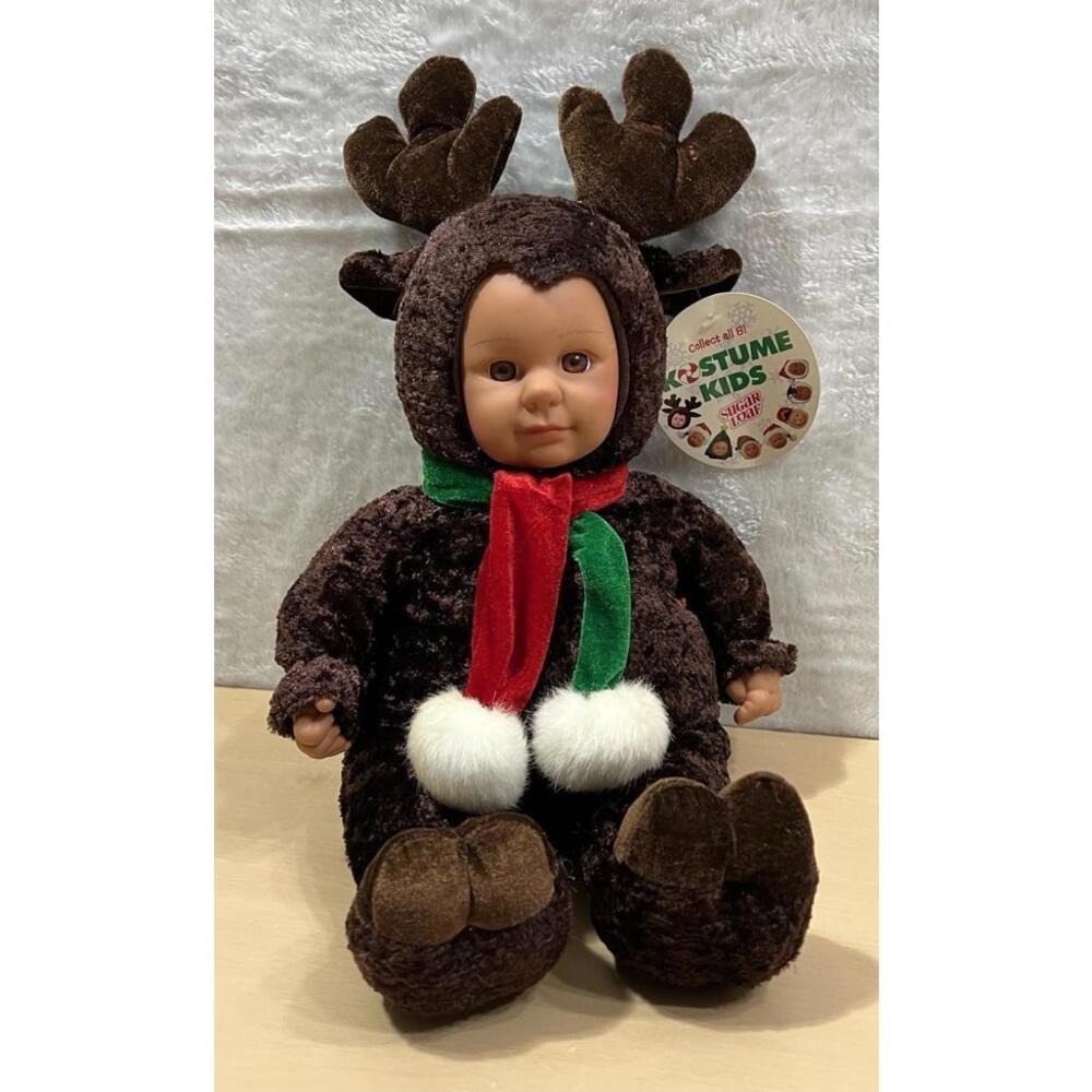 Plush Sugar Loaf Creations, Kidcin In Reindeer Costume